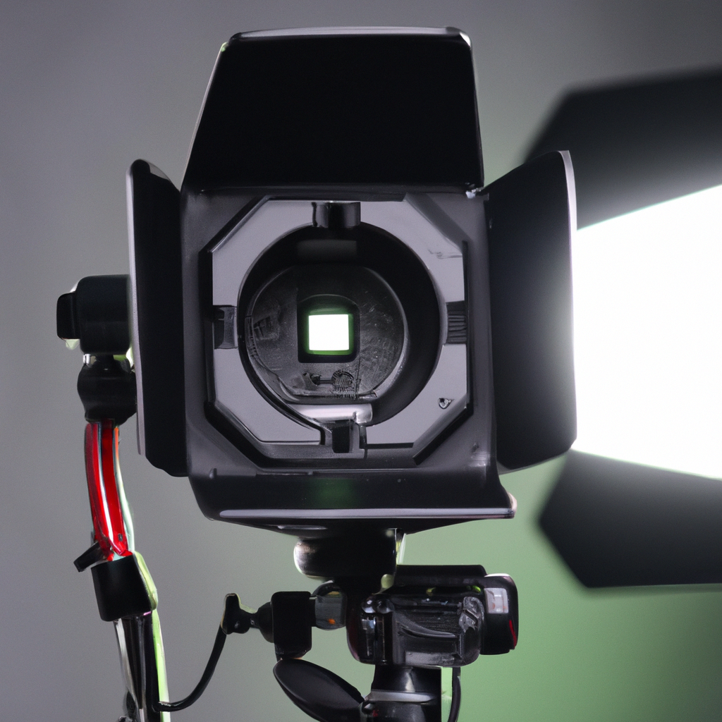 미니멀 조명으로 구성된 서울 사진 스튜디오 내부 (AI 생성 이미지)